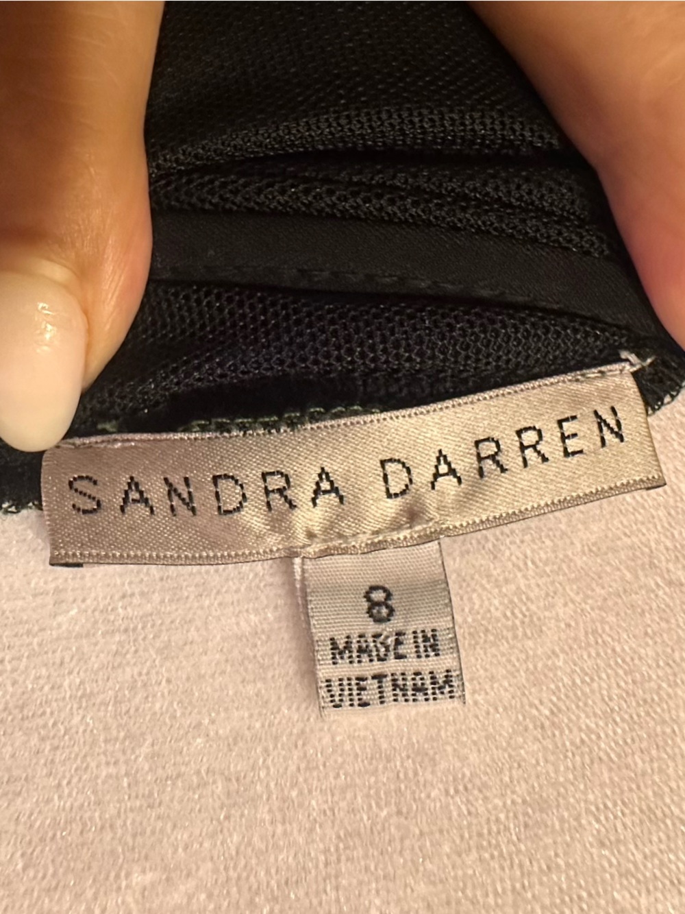 Sandra Darren Green & Blue Multi-Stripe Sleeveless Maxi Dress - Picture 4 of 4